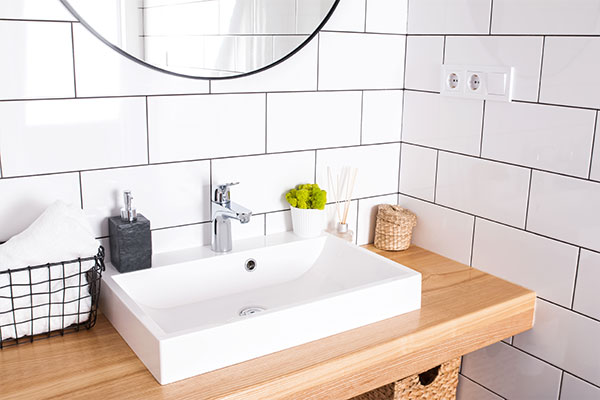 Bathroom remodel | Countertops, backsplash, shower tiles