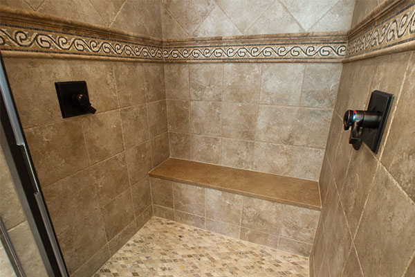 New shower tile for bathroom remodel