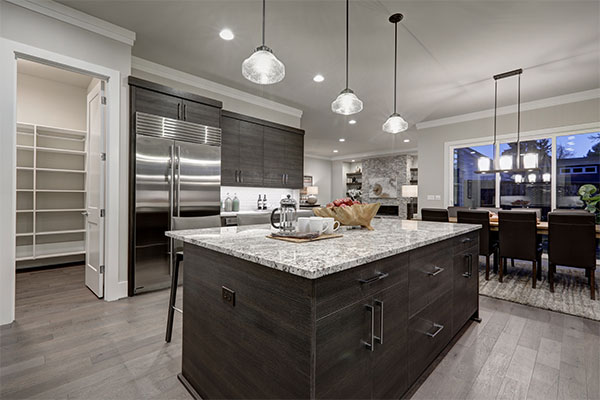 Gray Granite Kitchen Countertop Installation Unique Stone and Tile